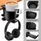 2-In-1 Desk Cup Holder Anti-spill Cup Holder 360° Rotating Headphone Hanger Desk